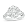 Previously Owned - Marilyn Monroe™ Collection 1.23 CT. T.W. Diamond Frame Engagement Ring in 14K White Gold