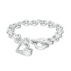 Previously Owned - The Kindred Heart from Vera Wang Love Collection 0.085 CT. T.W. Diamond Bracelet in Sterling Silver