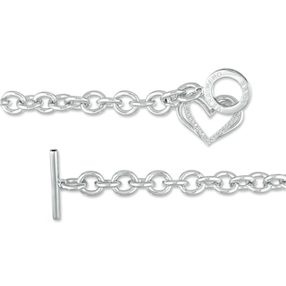 Previously Owned - The Kindred Heart from Vera Wang Love Collection 0.085 CT. T.W. Diamond Bracelet in Sterling Silver