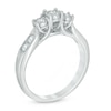 Thumbnail Image 1 of Previously Owned - 0.45 CT. T.W. Diamond Past Present Future® Engagement Ring in 10K White Gold