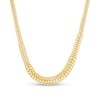 Previously Owned - Graduated S-Link Chain Necklace in 14K Gold - 18"