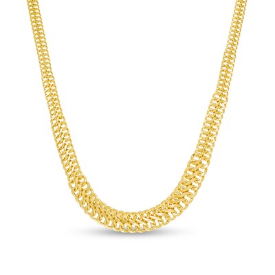 Previously Owned - Graduated S-Link Chain Necklace in 14K Gold - 18"