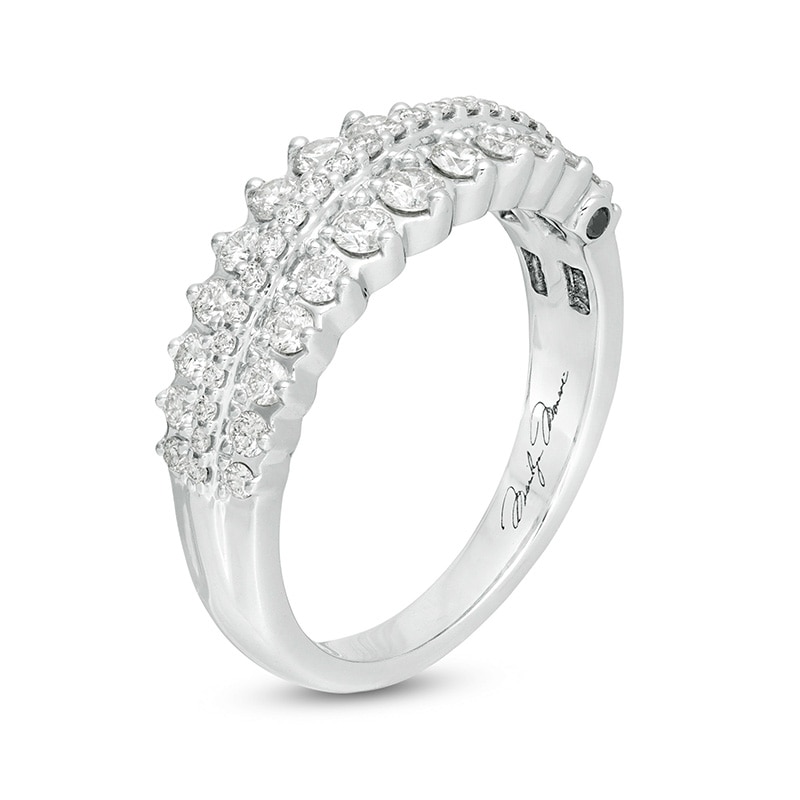 Previously Owned - Marilyn Monroe™ Collection 0.69 CT. T.W. Diamond Scallop-Edge Band in 14K White Gold|Peoples Jewellers