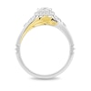 Previously Owned - Enchanted Disney Pocahontas 0.69 CT. T.W. Princess-Cut Diamond Engagement Ring in 14K Two-Tone Gold