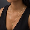 Thumbnail Image 1 of Previously Owned - Double Strand Choker Necklace in 14K Gold - 16"