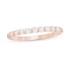 Thumbnail Image 0 of Previously Owned - 0.30 CT. T.W. Diamond Nine Stone Twist Anniversary Band in 10K Rose Gold