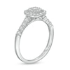Thumbnail Image 2 of Previously Owned - 0.25 CT. T.W. Diamond Double Cushion Frame Promise Ring in 10K White Gold
