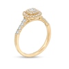 Thumbnail Image 2 of Previously Owned - 0.25 CT. T.W. Diamond Double Cushion Frame Engagement Ring in 10K Gold