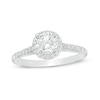 Previously Owned -  1.00 CT. T.W. Diamond Frame Engagement Ring in 14K White Gold (I/I1)