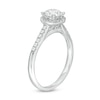 Thumbnail Image 1 of Previously Owned -  1.00 CT. T.W. Diamond Frame Engagement Ring in 14K White Gold (I/I1)