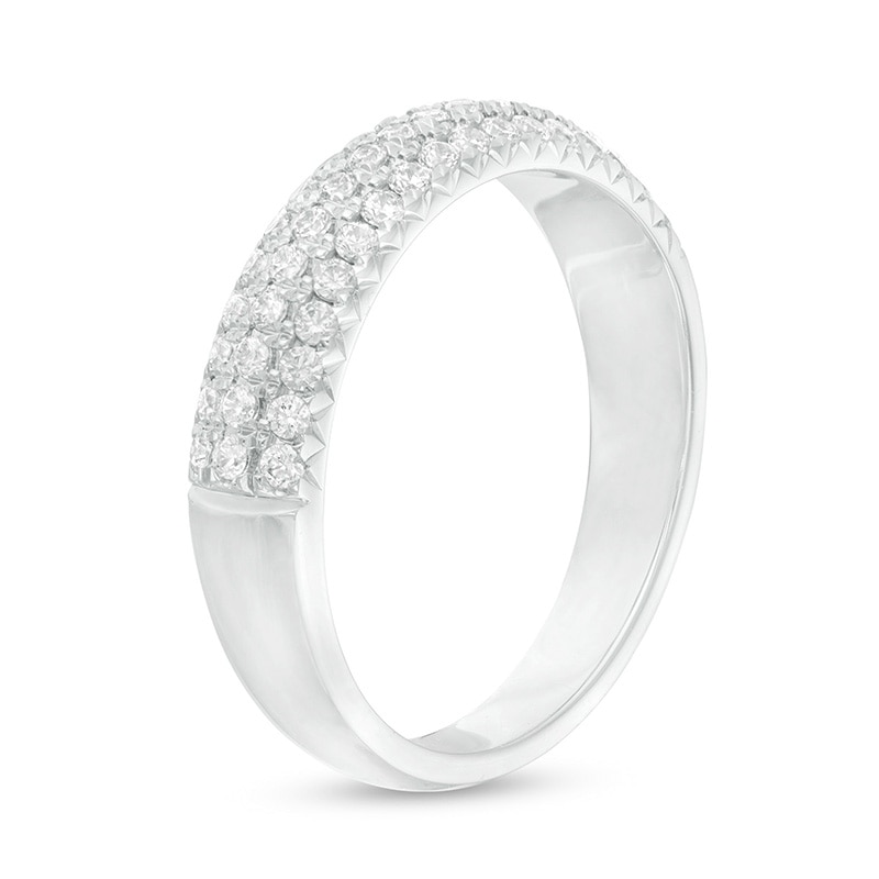 Previously Owned - 0.50 CT. T.W.  Diamond Band in 14K White Gold (I/SI2)|Peoples Jewellers