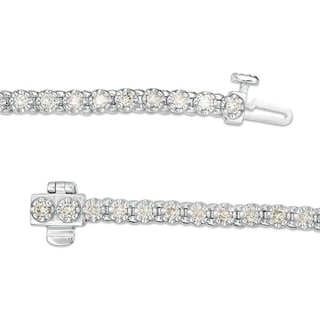 Previously Owned - 2.00 CT. T.W. Diamond Tennis Bracelet in 10K White Gold