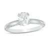 Thumbnail Image 0 of Previously Owned - 0.95 CT. T.W. Oval Diamond Engagement Ring in 14K White Gold