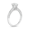 Thumbnail Image 2 of Previously Owned - 0.95 CT. T.W. Oval Diamond Engagement Ring in 14K White Gold