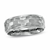 Thumbnail Image 0 of Previously Owned - Triton Men's 8.0mm Comfort Fit Tungsten Carbide Hammered Wedding Band