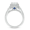 Previously Owned - Vera Wang Love Collection 1.69 CT. T.W. Diamond Frame Engagement Ring in 14K White Gold (I/SI2)