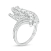 Previously Owned - Marilyn Monroe™ Collection 1.00 CT. T.W. Journey Diamond Bypass Ring in 10K White Gold