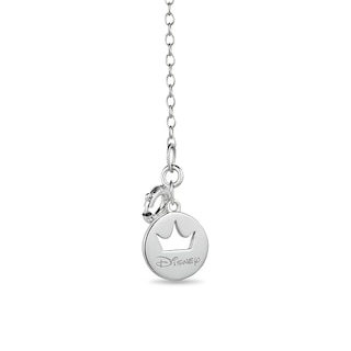 Previously Owned - Enchanted Disney Ultimate Princess Celebration 0.085 CT. T.W. Diamond Necklace in Sterling Silver