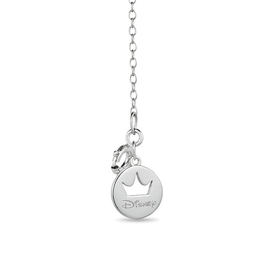 Previously Owned - Enchanted Disney Ultimate Princess Celebration 0.085 CT. T.W. Diamond Necklace in Sterling Silver