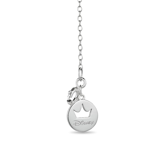 Previously Owned - Enchanted Disney Ultimate Princess Celebration 0.085 CT. T.W. Diamond Necklace in Sterling Silver