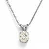 Thumbnail Image 0 of Previously Owned 0.50 CT. Diamond Solitaire Tension-Set Pendant in 14K White Gold (I/I1)