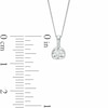 Thumbnail Image 1 of Previously Owned 0.50 CT. Diamond Solitaire Tension-Set Pendant in 14K White Gold (I/I1)
