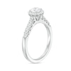 Thumbnail Image 2 of Previously Owned 1.00 CT. T.W. Diamond Frame Engagement Ring in 14K White Gold (I/I1)