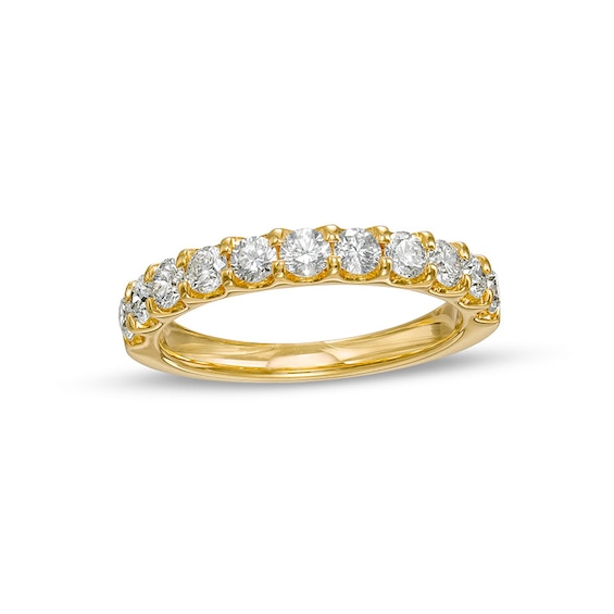 Previously Owned - 1.00 CT. T.W. Diamond Eleven Stone Anniversary Band in 14K Gold (I/SI2)