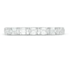 Previously Owned Vera Wang Love Collection 0.69 CT. T.W. Emerald-Cut Diamond Band in 14K White Gold (I/SI2)