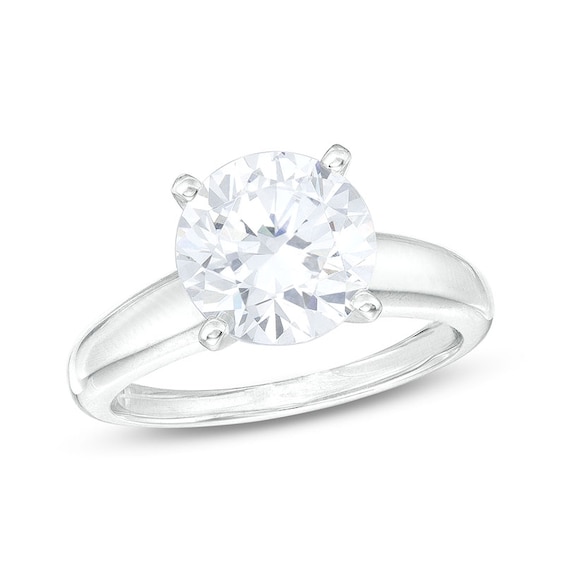 Previously Owned - 3.00 CT.  Diamond Solitaire Ring in 14K White Gold (1/I1)