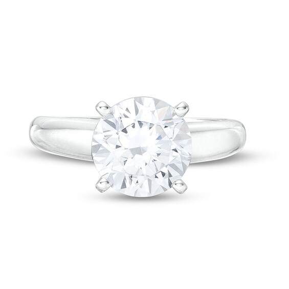 Previously Owned - 3.00 CT.  Diamond Solitaire Ring in 14K White Gold (1/I1)