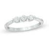 Thumbnail Image 0 of Previously Owned - 0.21 CT. T.W.  Diamond Three Stone Engagement Ring in 14K White Gold (I/I2)