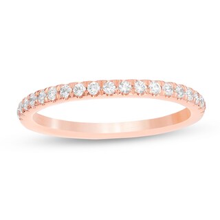 Previously Owned - Love's Destiny by Peoples 0.25 CT. T.W. Diamond Wedding Band in 14K Rose Gold (I/SI2)