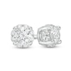 Thumbnail Image 0 of Previously Owned - 0.50 CT. T.W. Diamond Frame Stud Earrings in 14K White Gold (I/I2)