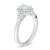 Previously Owned - Marilyn Monroe™ Collection 0.95 CT. T.W. Emerald-Cut Diamond Frame Engagement Ring in 14K White Gold