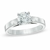 Thumbnail Image 1 of Previously Owned - 0.50 CT. Diamond Solitaire Crown Royal Engagement Ring in 14K White Gold (J/I2)