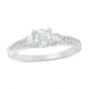 Thumbnail Image 0 of Previously Owned - 0.50 CT. T.W. Diamond Past Present Future® Engagement Ring in 14K White Gold (I-J/I2)