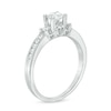 Thumbnail Image 1 of Previously Owned - 0.50 CT. T.W. Diamond Past Present Future® Engagement Ring in 14K White Gold (I-J/I2)