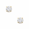 Thumbnail Image 0 of Previously Owned - 0.50 CT. T.W. Diamond Solitaire Crown Royal Stud Earrings in 14K Gold (J/I3)