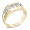 Thumbnail Image 1 of Previously Owned - Men's 0.50 CT. T.W. Diamond Three Stone Ring in 10K Gold