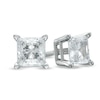 Thumbnail Image 0 of Previously Owned -  0.30 CT. T.W. Princess-Cut Diamond Solitaire Earrings in 14K White Gold