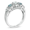 Thumbnail Image 1 of Previously Owned - 1.00 CT. T.W.  Diamond Three Stone Engagement Ring in 14K White Gold (I/I2)