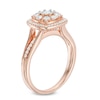 Previously Owned - 0.45 CT. T.W. Composite Diamond Cushion Frame Engagement Ring in 10K Rose Gold