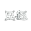 Thumbnail Image 1 of Previously Owned - 0.50 CT. T.W. Princess-Cut Diamond Solitaire Stud Earrings in 14K White Gold (J/I2)