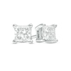Thumbnail Image 0 of Previously Owned - 0.20 CT. T.W. Princess-Cut Diamond Solitaire Stud Earrings in 14K White Gold