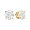 Thumbnail Image 1 of Previously Owned - 0.50 CT. T.W. Diamond Solitaire Stud Earrings in 14K Gold (J/I2)