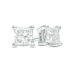 Thumbnail Image 1 of Previously Owned - 1.00 CT. T.W. Princess-Cut Diamond Solitaire Stud Earrings in 14K White Gold (J/I2)