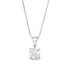 Thumbnail Image 0 of Previously Owned - 0.58 CT.  Diamond Solitaire Pendant in 10K White Gold (I/I3)
