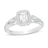 Thumbnail Image 0 of Previously Owned - Emmy London 0.50 CT. T.W. Emerald-Cut Diamond Vintage-Style Engagement Ring in 18K White Gold (F/VS2)