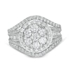 Thumbnail Image 0 of Previously Owned - 2.00 CT. T.W. Composite Diamond Frame Engagement Ring in 10K White Gold